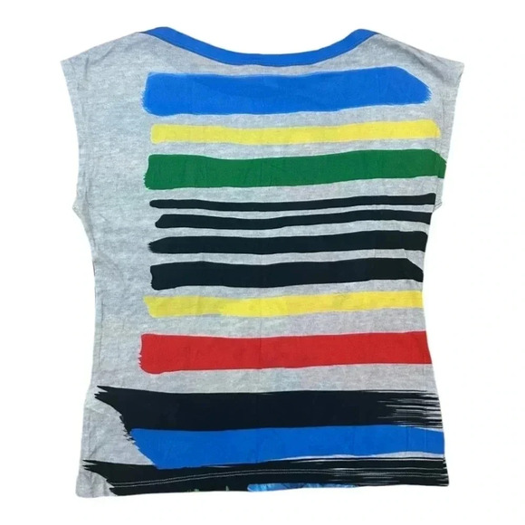 Desigual - Flower and Sequin top  "Never learn not to love" - Picture 2 of 8